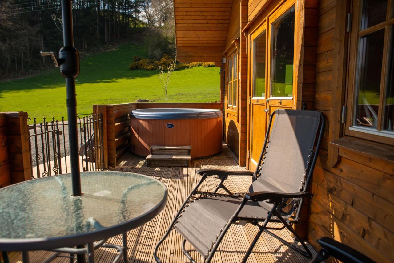 George Cabin - Log Cabin In Wales With Hot Tub 纽敦 外观 照片